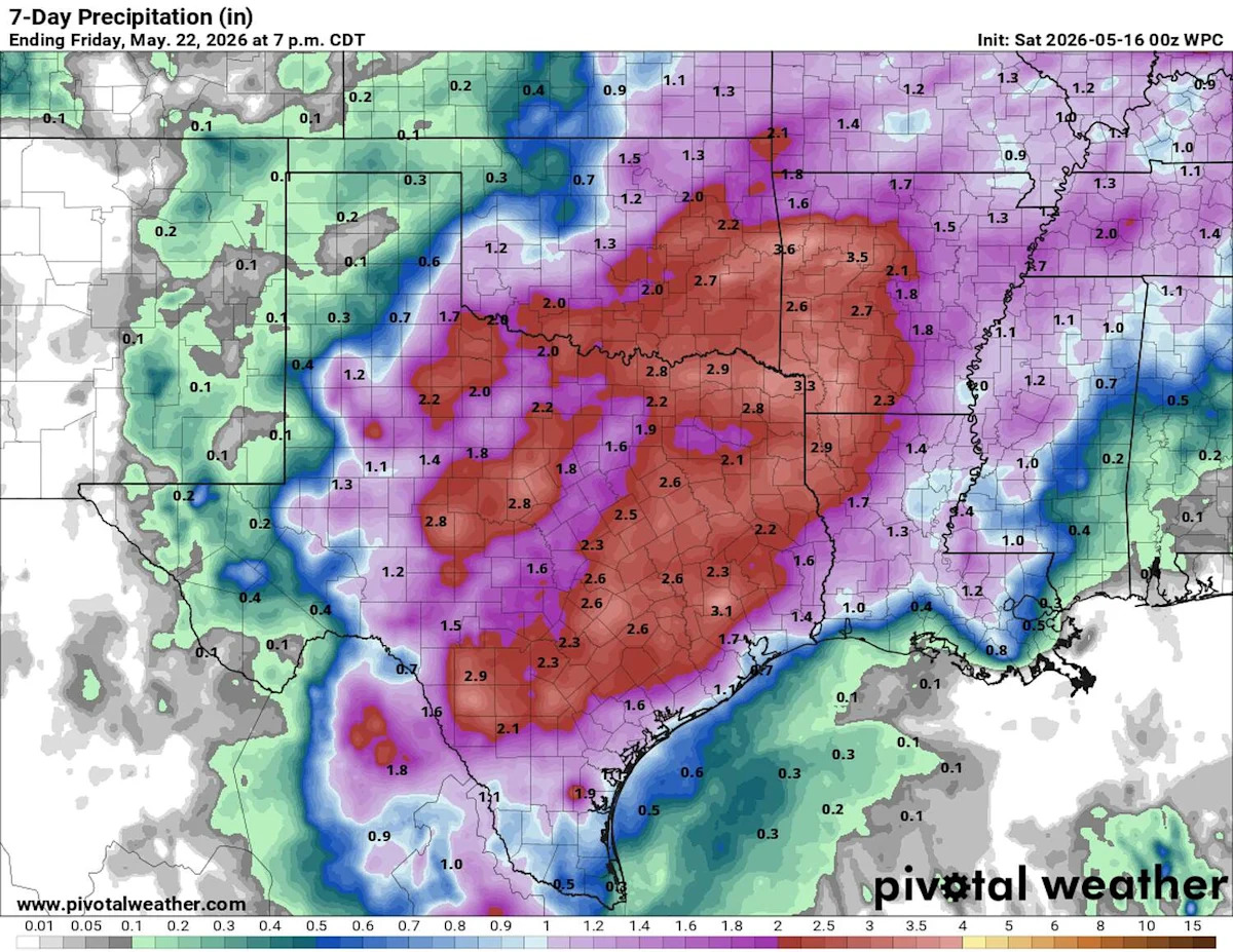 Wet weather returns to Central Texas with heavy rainfall potential: When will it arrive?