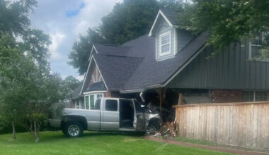 Texas Family Shocked as Fleeing Stolen Truck Crashes Into Their Dining Room