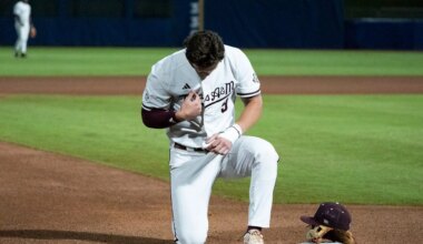 Texas A&M routs Texas State, 17-2, in College Station Regional