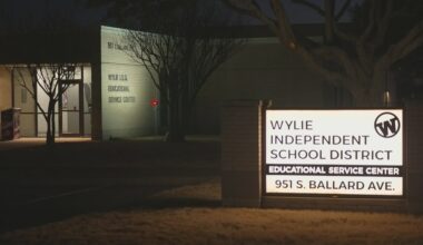 A debate over handing out religious materials in public spaces is being carried out at a Wylie high school