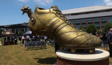 Texas-sized Golden Boot statue kicks off countdown to World Cup in Arlington