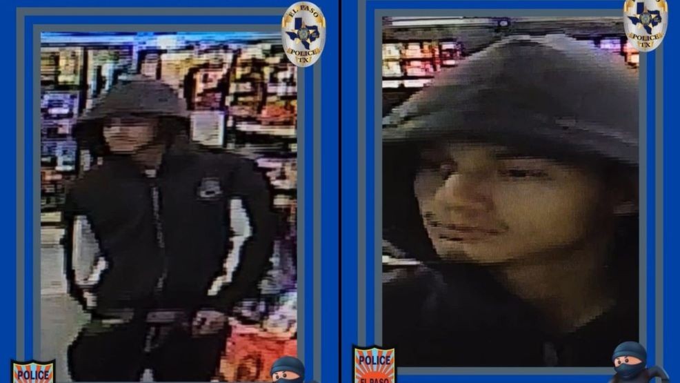Hooded suspect sought for alcohol robbery at the Valero gas station located at 201 S. Americas Ave. April 26, 2026. Credit: EPPD via Instagram