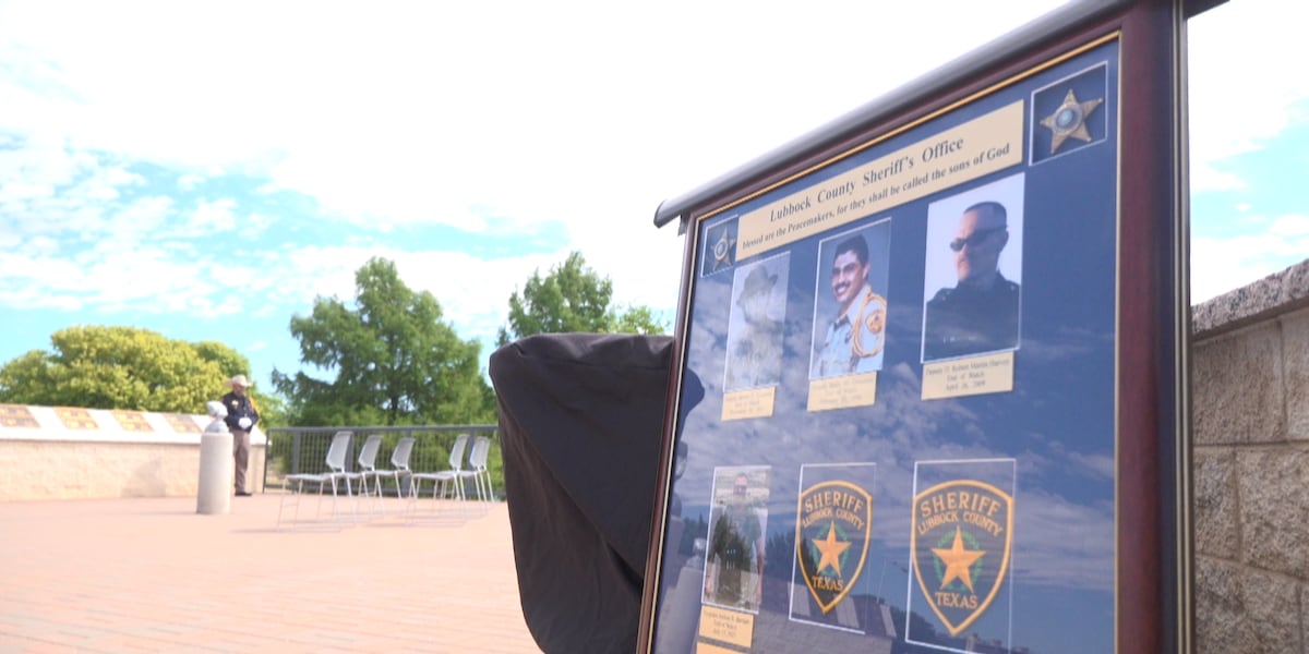 Lubbock County Sheriff’s Office honors fallen deputies on National Peace Officer Memorial Day