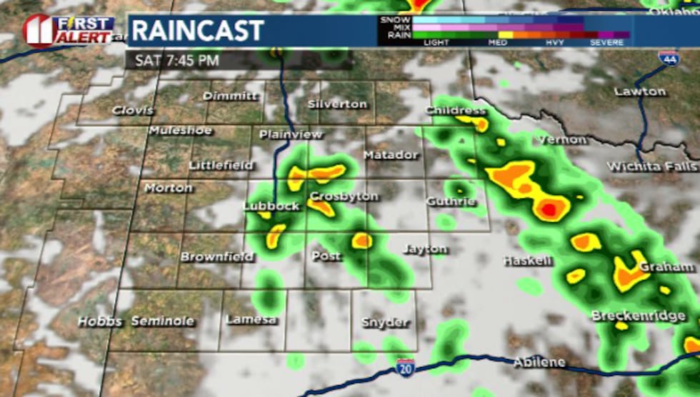 Another round of less strong to severe storms is anticipated for Saturday afternoon/evening.