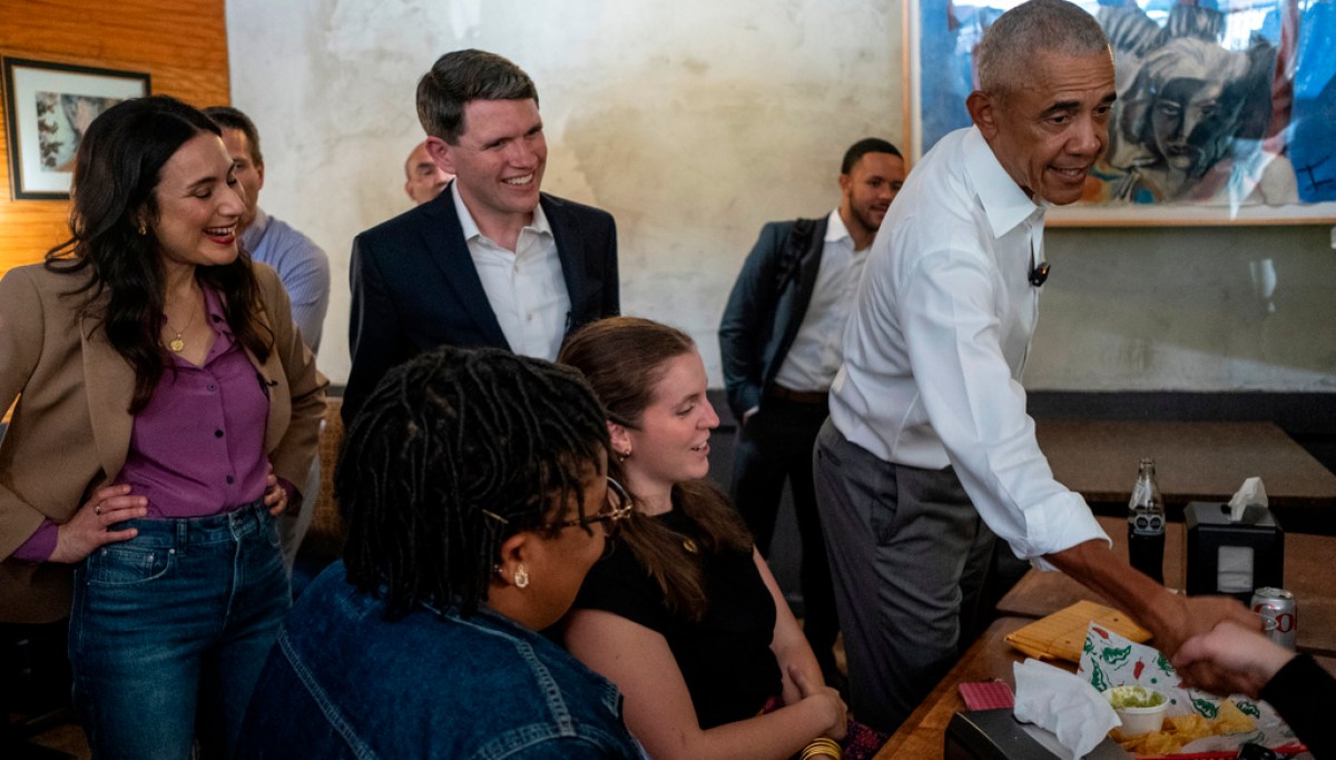 Obama stumps for Texas Senate nominee James Talarico