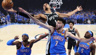 Wembanyama scores 41 as Spurs upset Thunder in Game 1 thriller | Basketball