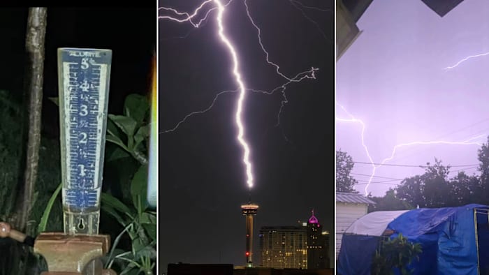 Viewers share photos, videos of storms in San Antonio area