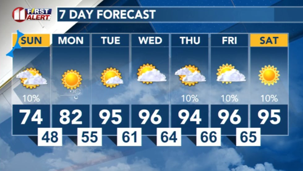 7 day forecast