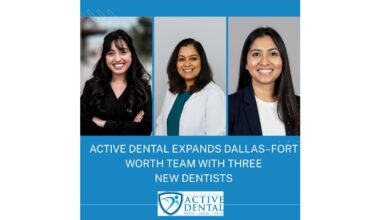 Active Dental Expands Dallas-Fort Worth Team with Three New Dentists in Flower Mound, Prosper, and Plano