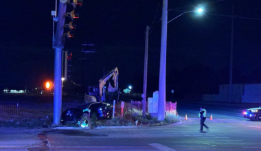 Four injured after overnight pursuit ends in crash