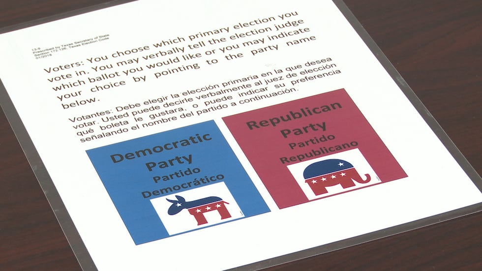 Voters who participated in the March primary must stick with the same party. They cannot...