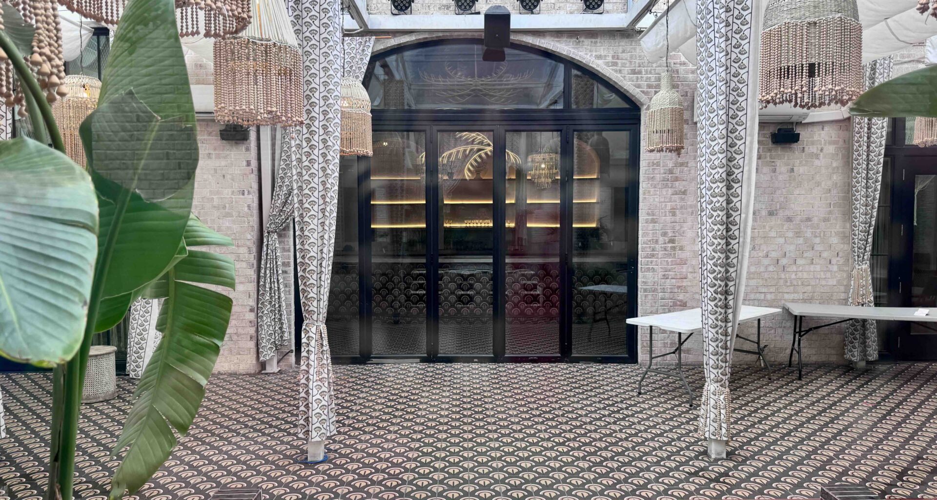 the patio of casablanca