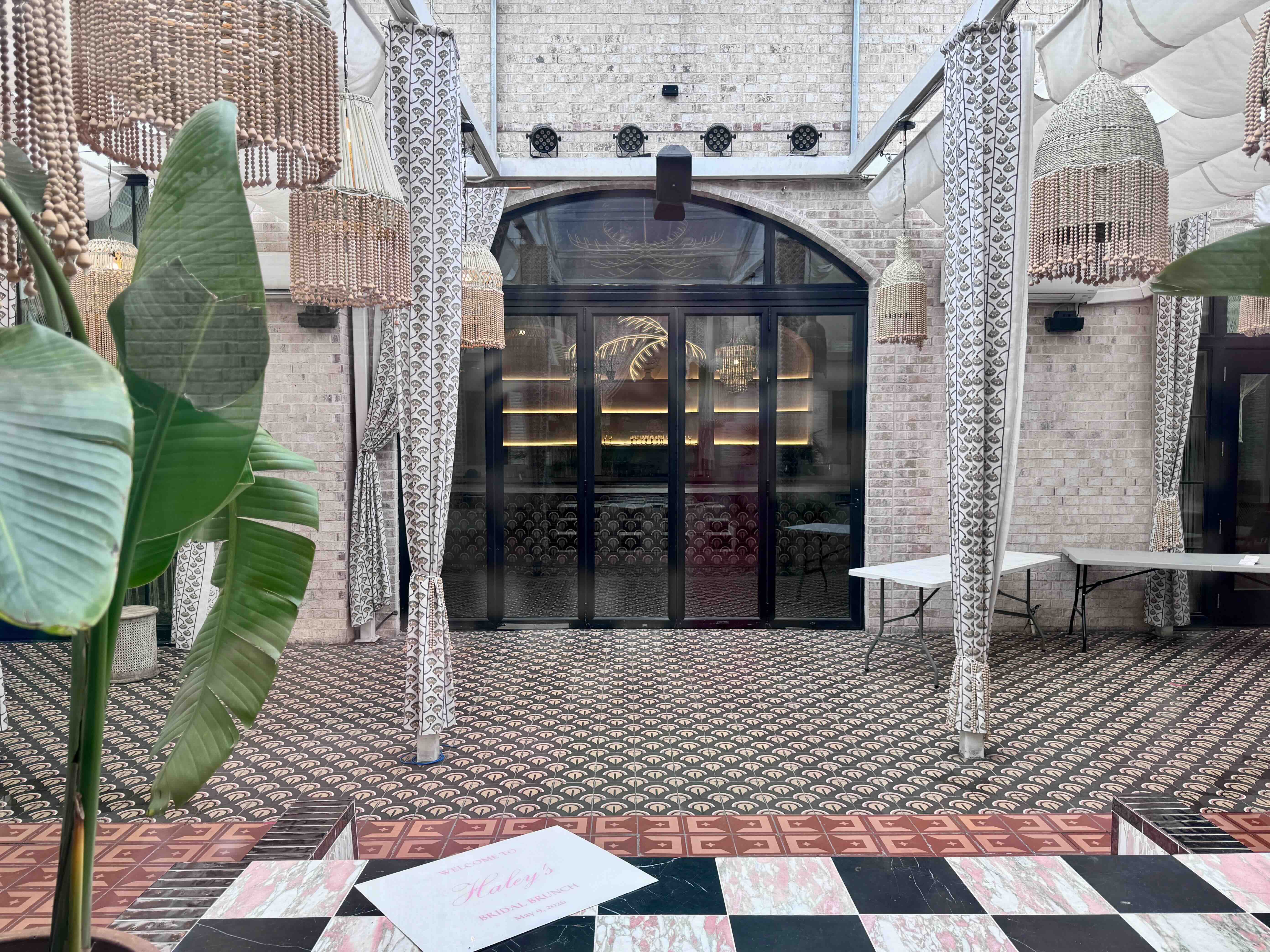 the patio of casablanca