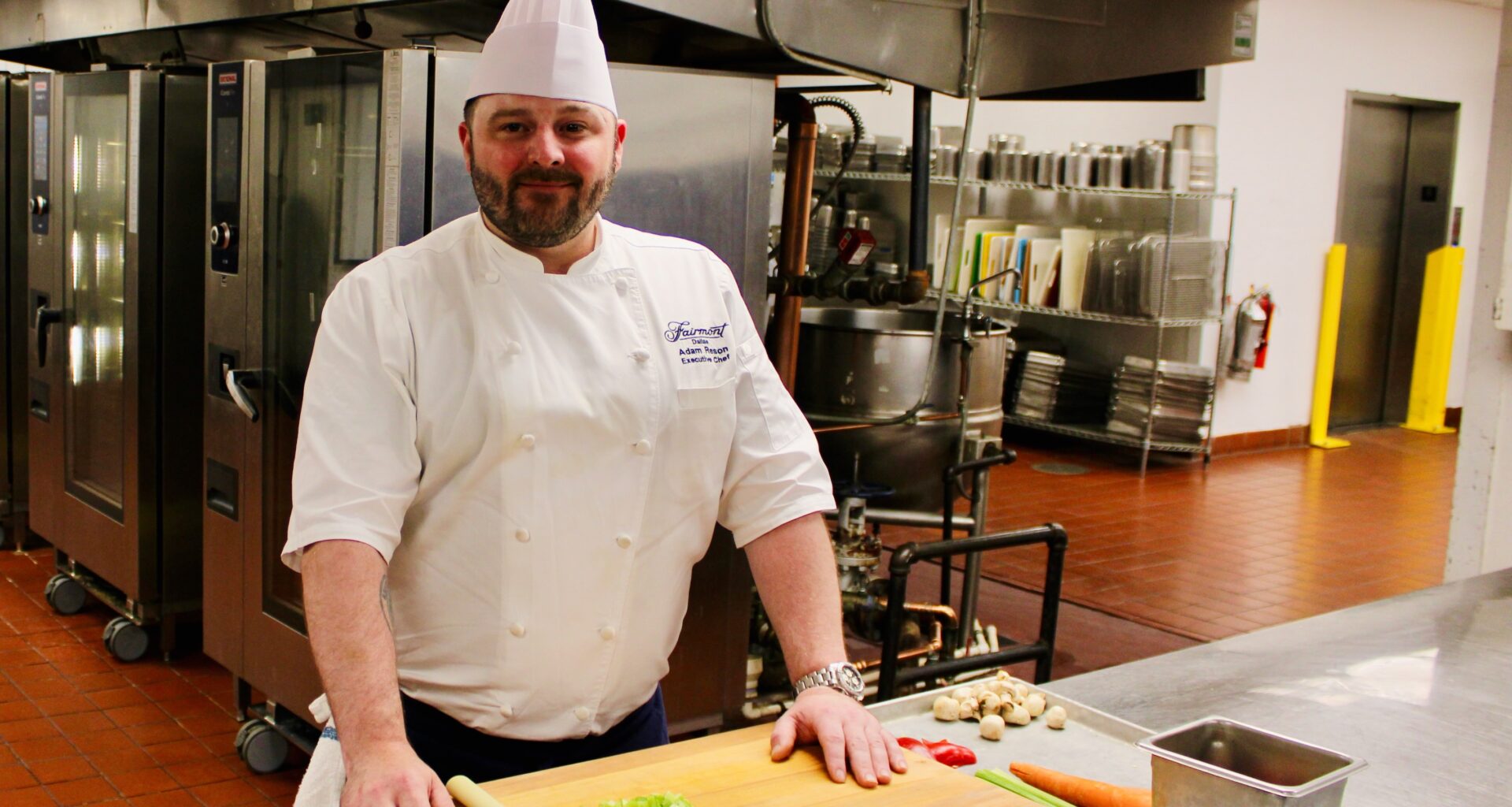 chef adam reson the fairmont dallas