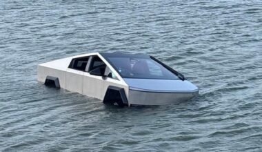 Driver plows Cybertruck into Texas lake in botch attempt to use 'Wade Mode'