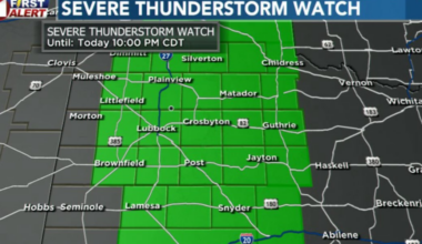 9:20 PM UPDATE: Severe Thunderstorm Watch expires soon