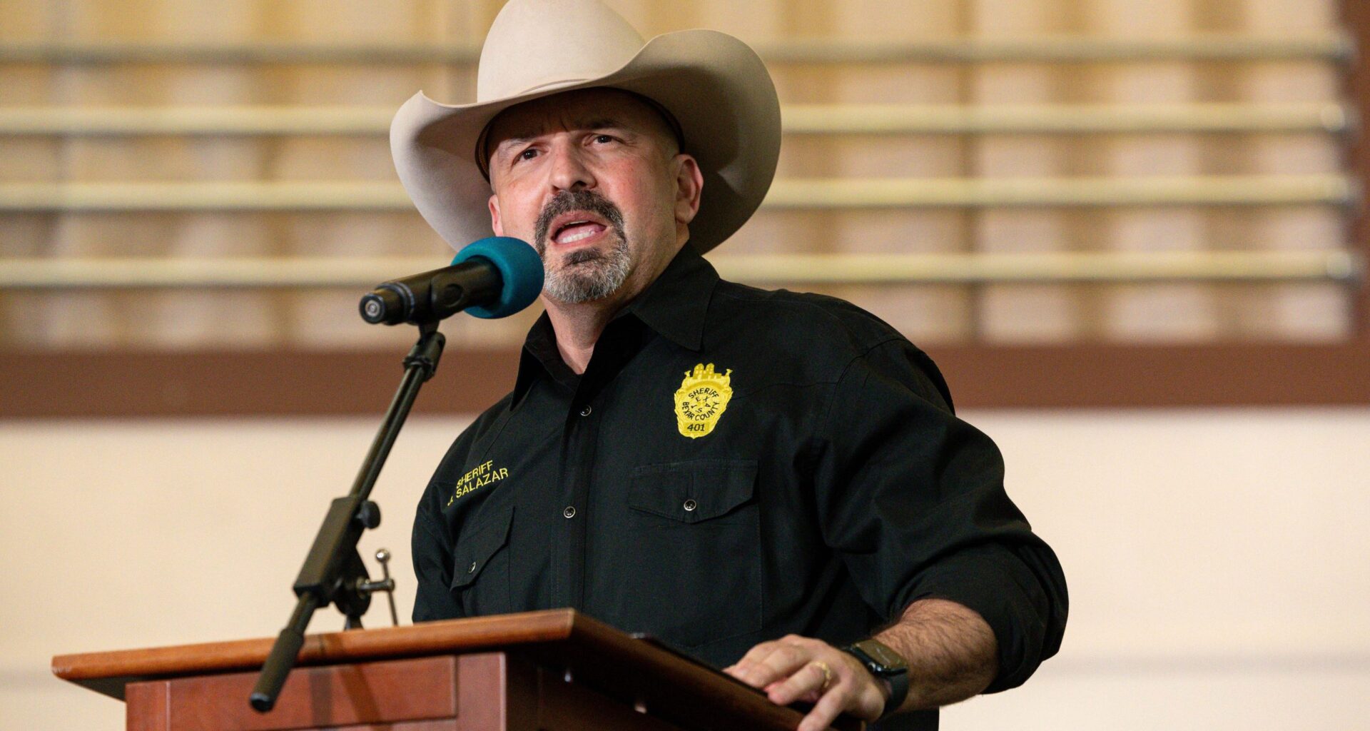 Sheriff Salazar says he's 'fine' after T-boning another car