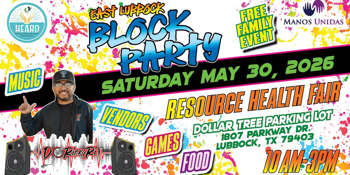 Lubbock Public Health to Host East Lubbock Block Party