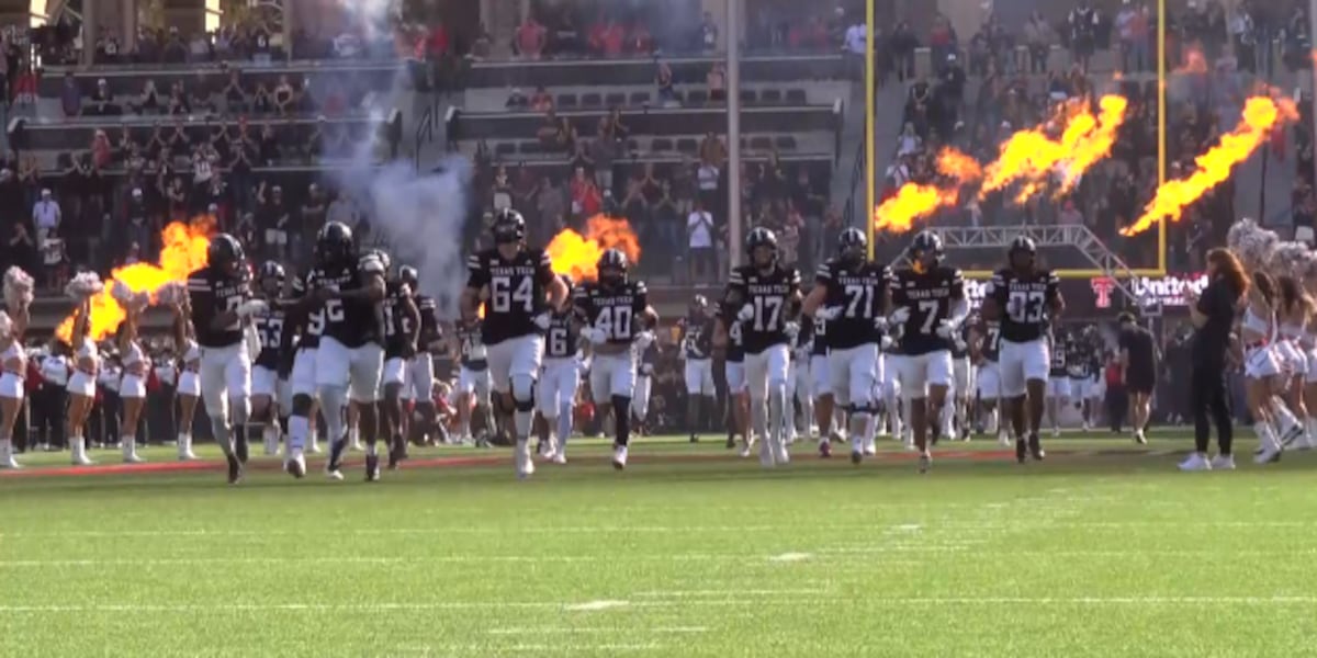 Game times announced for 2 Texas Tech games including season opener