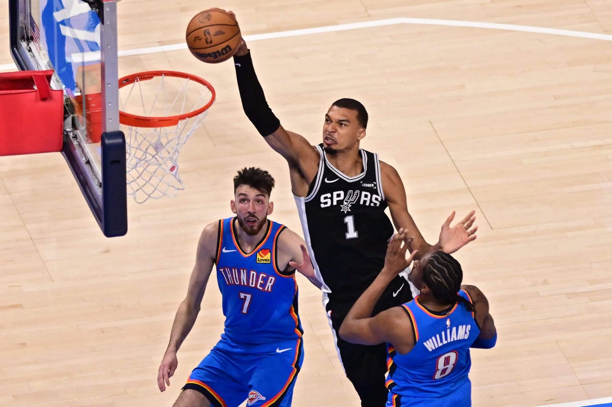 Thunder vs. Spurs series odds: Wembanyama, San Antonio still underdogs despite double-OT upset