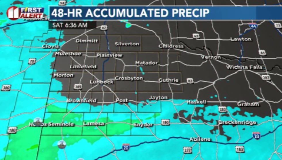 Widespread rain fell in the southern third of the South Plains yesterday, leaving most of us...