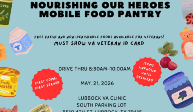 Lubbock VA clinic to host drive-thru food pantry for veterans Thursday