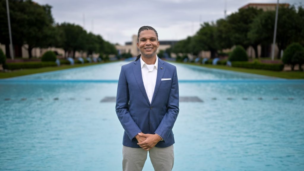 South Dallas resident Hasani Burton at Fair Park