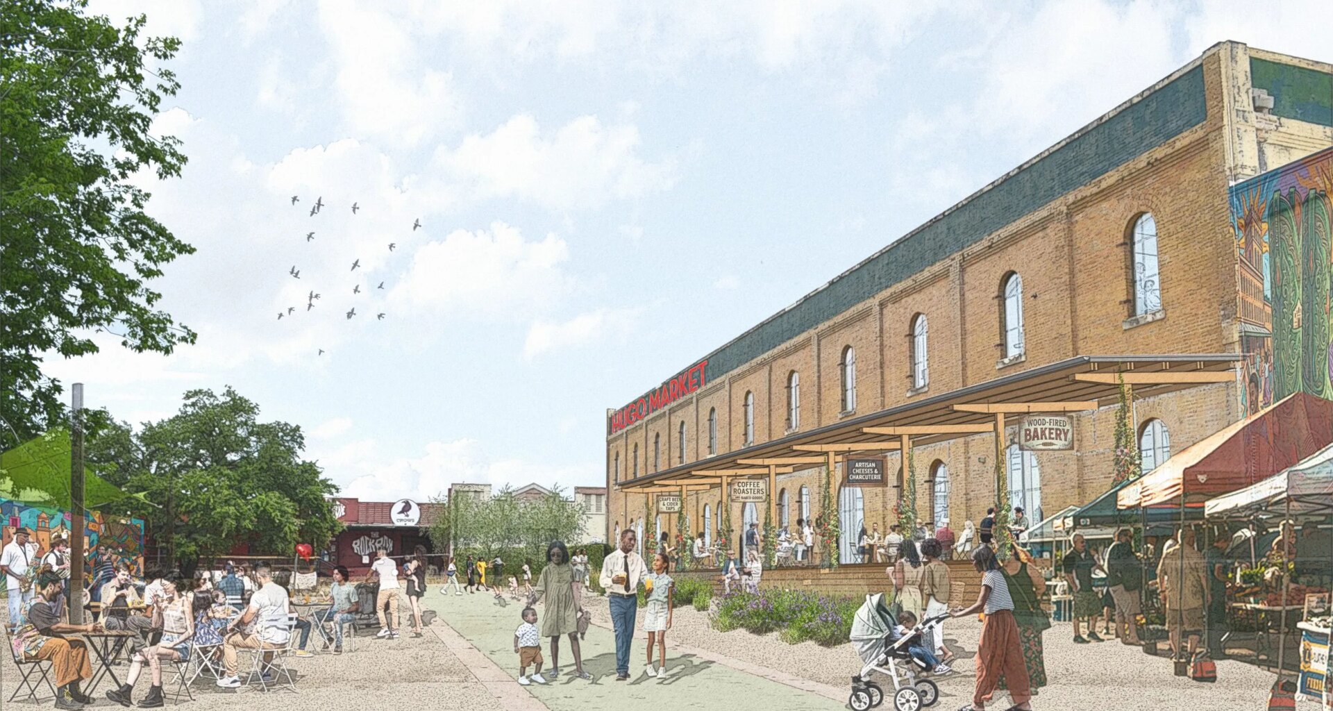 SAGE proposes a public market space on the East Side