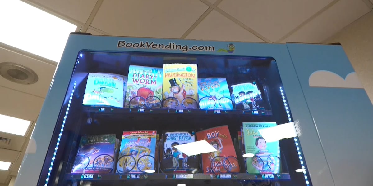Atmos Energy donates book vending machine to Covenant Children’s