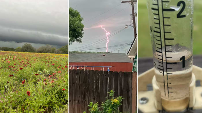 KSAT Connect: Viewers share photos of lightning, rain across San Antonio area