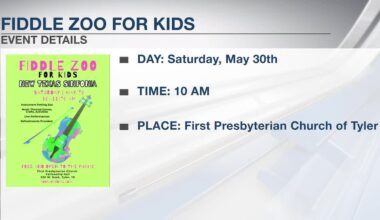 New Texas Sinfonia invites families to ‘Fiddle Zoo’ instrument petting zoo