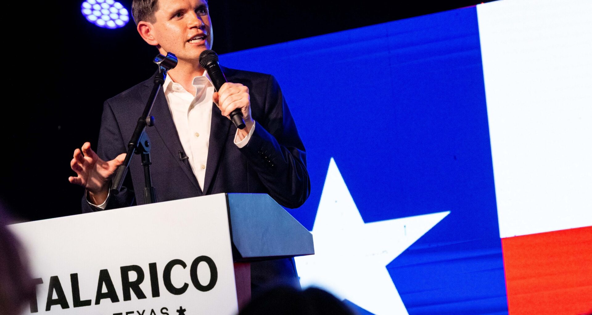 Talarico bats down first Paxton attacks at San Antonio's Paper Tiger