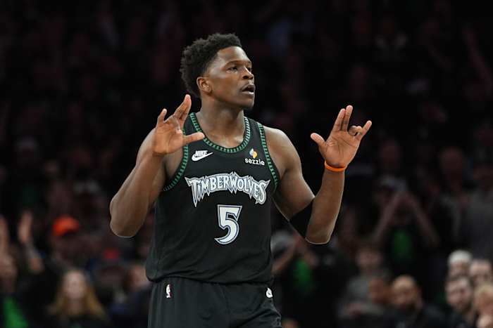 Edwards guides the Timberwolves past the Spurs 114-109 to tie the series after Wembanyama's ejection