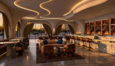 A rendering of Lumis lounge.