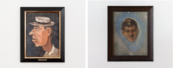 Side-by-side portraits by William Lester and Emile Guidroz.