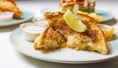 Lobsta Grilled Cheese from Dock Local - Samantha Marie Photography