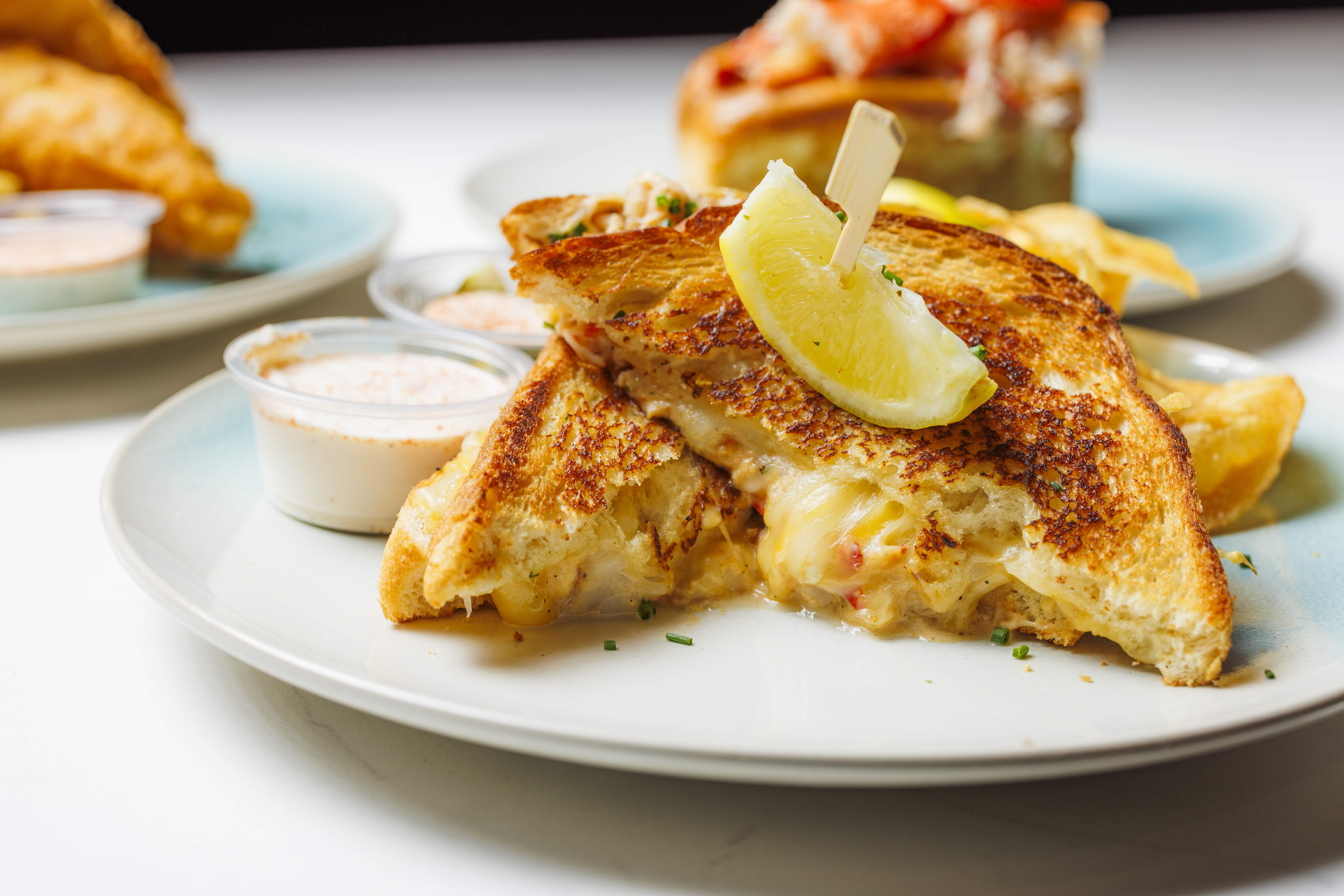 Lobsta Grilled Cheese from Dock Local - Samantha Marie Photography