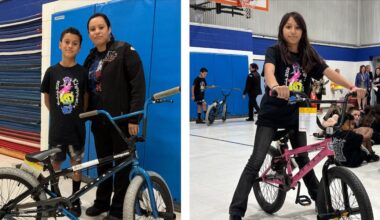 Lubbock fifth graders with perfect attendance receive bikes from Rotary Club
