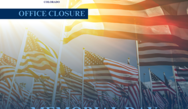 El Paso County Offices Closed May 25 in Observance of Memorial Day