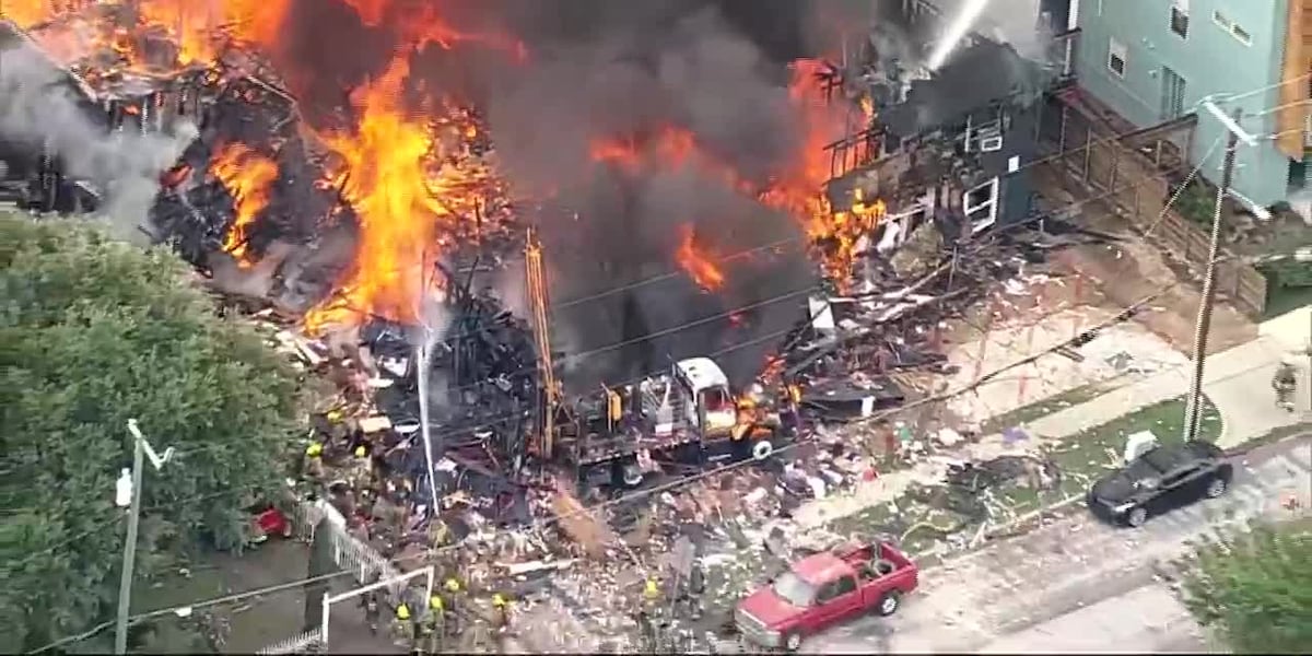 Explosion and fire at a Dallas apartment building kills at least 3 people, including a child