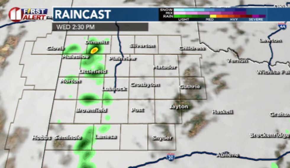 Isolated to scattered showers and storms are anticipated at times today.