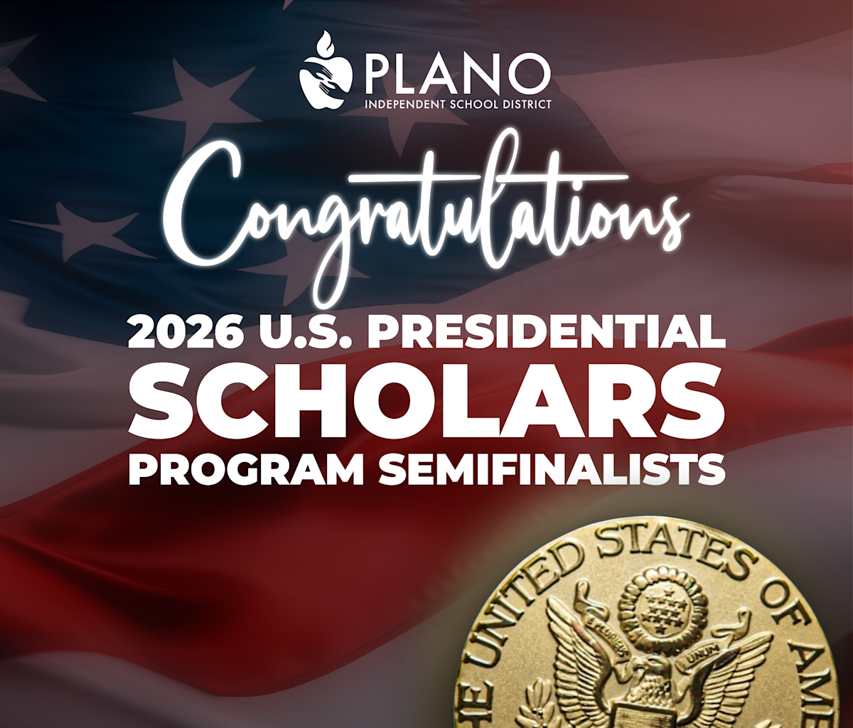 Two Plano West Students Named 2026 U.S. Presidential Scholars Program Semifinalists