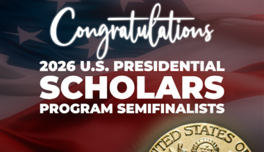 Two Plano West Students Named 2026 U.S. Presidential Scholars Program Semifinalists
