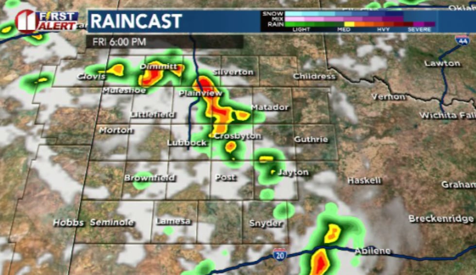 We'll likely begin to see showers and storms develop throughout the afternoon and evening...