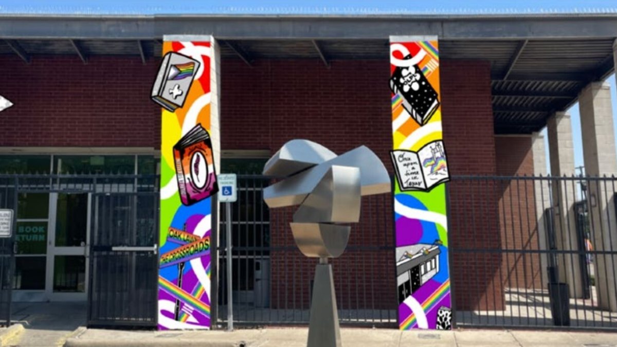 Oak Lawn Library mural follows removal of the rainbow crosswalk – NBC 5 Dallas-Fort Worth