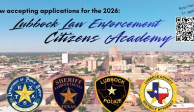 Lubbock Law Enforcement Citizens Academy accepting applications for fall class