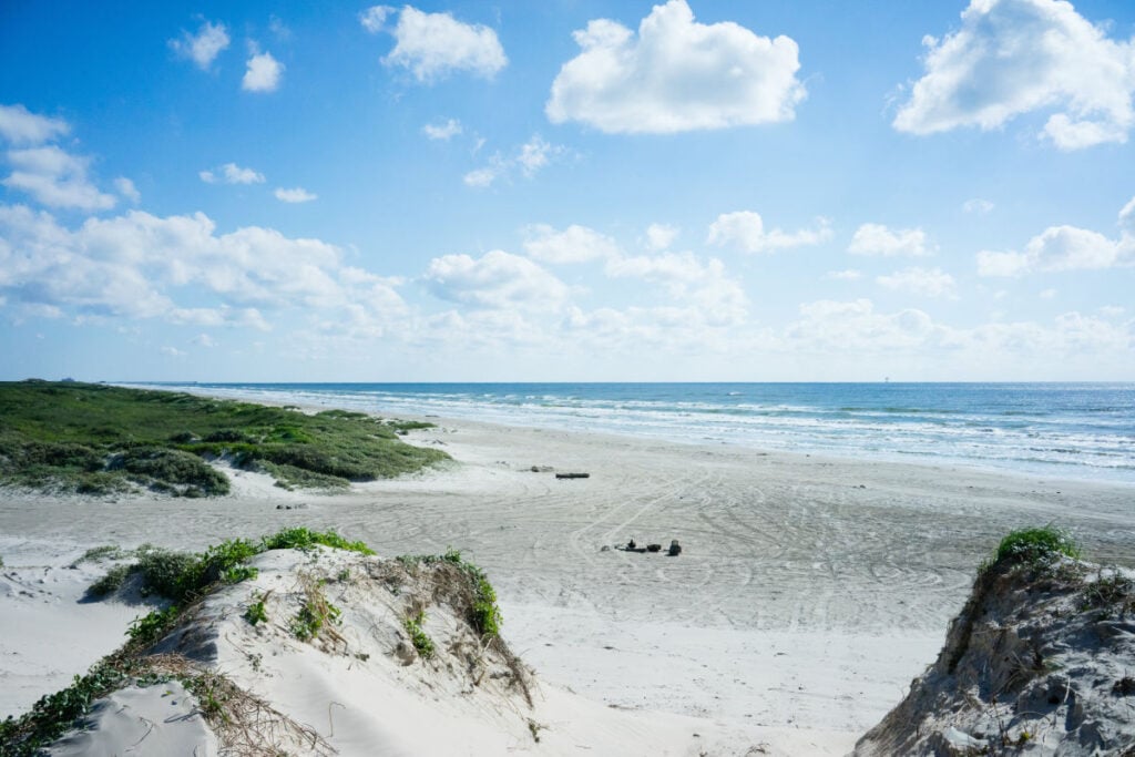 Padre Island National Seashore Dunes in Corpus Christi, TX