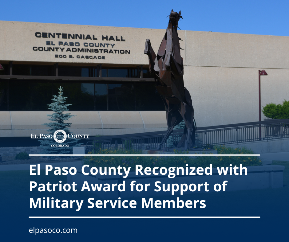 El Paso County Receives Patriot Award
