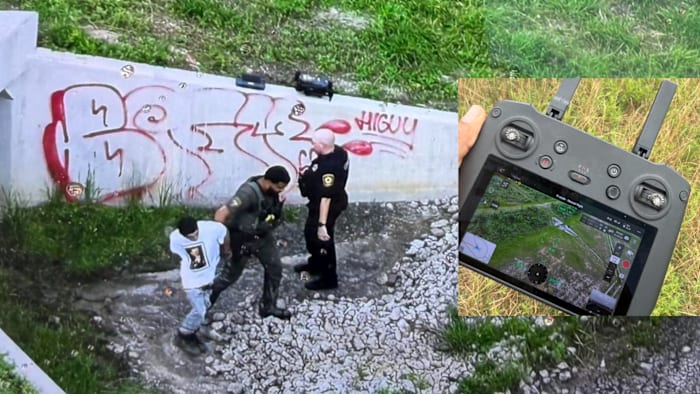 Suspect captured in NW Houston after drone assists in manhunt