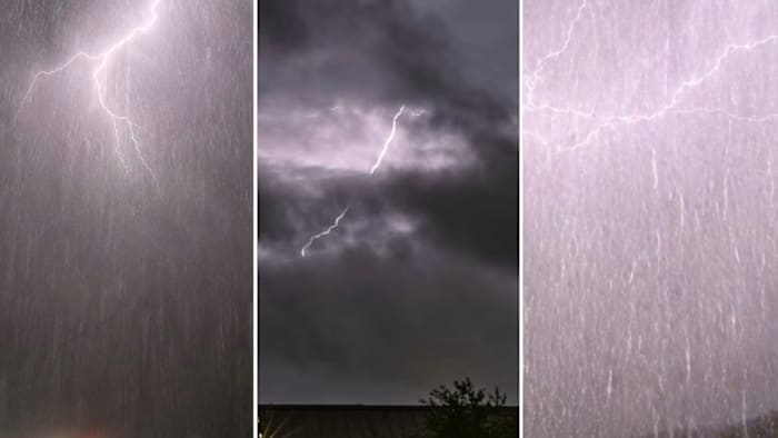 Viewers share photos of rain, lightning in San Antonio area